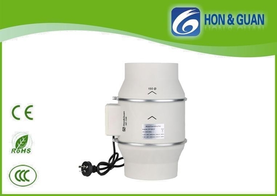 Anti-acid Hydroponics Inline Fan ,  inline Mixed Flow Fan CE CCC SAA