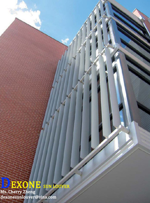कार्यक्षेत्र मुखौटा पर्दे की दीवार के लिए इस्तेमाल किया एल्यूमीनियम louvers